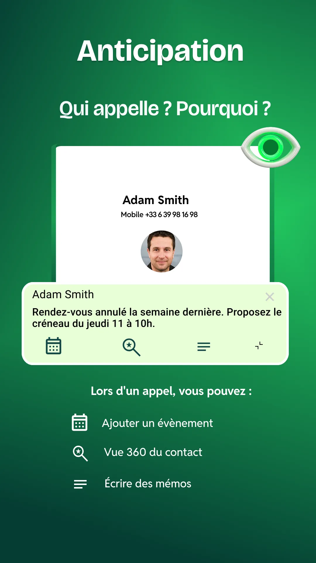 Interface MemoCallPro